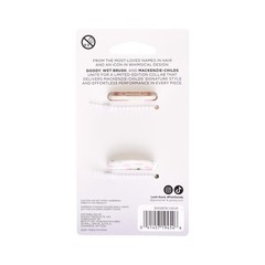 MacKenzie Childs x Goody Target 🎀 Pink Rosy Check Medium Hair Claw Clips Set