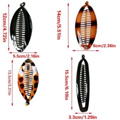 Large Banana Clip Hair Accessories For Creating Voluminous In Any Hair Type