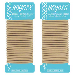 Ponytail Holders No Metal Braided Hair Bands Elastic Thick Tie Light Blonde