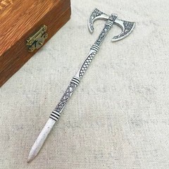 Viking Axe Hair Stick Norse Warrior Cosplay Fantasy LARP Accessory Unisex