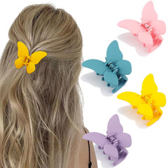 ATODEN Butterfly Hair Clips – 4 Pcs Cute Non-Slip Clamps with Strong Grip for Wo
