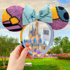Disney- Parks Collection Mickey Minnie Mouse Ears Headband Sequined Party Gift