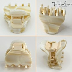 French Amie Belle Handmade Celluloid Acetate Jaw Hair Claw for Women and Girls