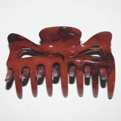 French Fashion Hair Claw Patterns Colors Classic Toothed Jaw Clip Made in France