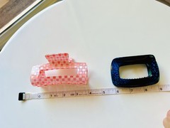 Hair Clips /Claw Clips Pink & Blue /Set Of 2 /Hair Accessories For Women, Girls