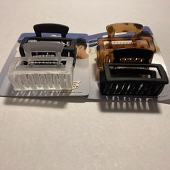 Goody 2 Open Rectangular Fashion Plastic Claw Clips (2 Diff Sets) 2001 New G46