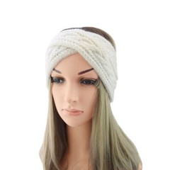 Headbands for Women Girls Wide Hariband Warm Wraps Elastic Solid Color Knitted