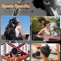 2PCS Curved Hair Pins Women Ponytail Holder Back Head Hair Clip Grip Accessory