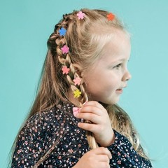 50Pcs Mini Flower Hair Clip Flower Clips,Colorful Mini Hair Claw,for Women, Girl
