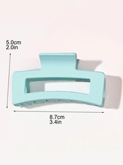 7 Pcs Big Hair Claw Clips 3.4″ Non-Slip Big Square Matte for Women Girls, Strong