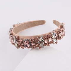 Women Baroque Crystal Hairband Embellished Headband Jewelled Hair Accessories