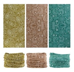 Headband Neck Gaiter 12PCS Magic Scarf Face Mask for Men Women – Sports Headwear