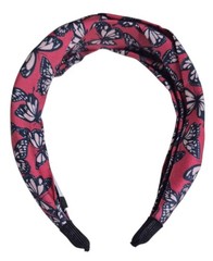 Kate Spade Butterfly Toss Twisted Headband Heirloom Tomato Multi One Size New
