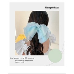 For Women Daily Wear Mesh Bow Hair Clip Handmade Hairpin All-day Comfort