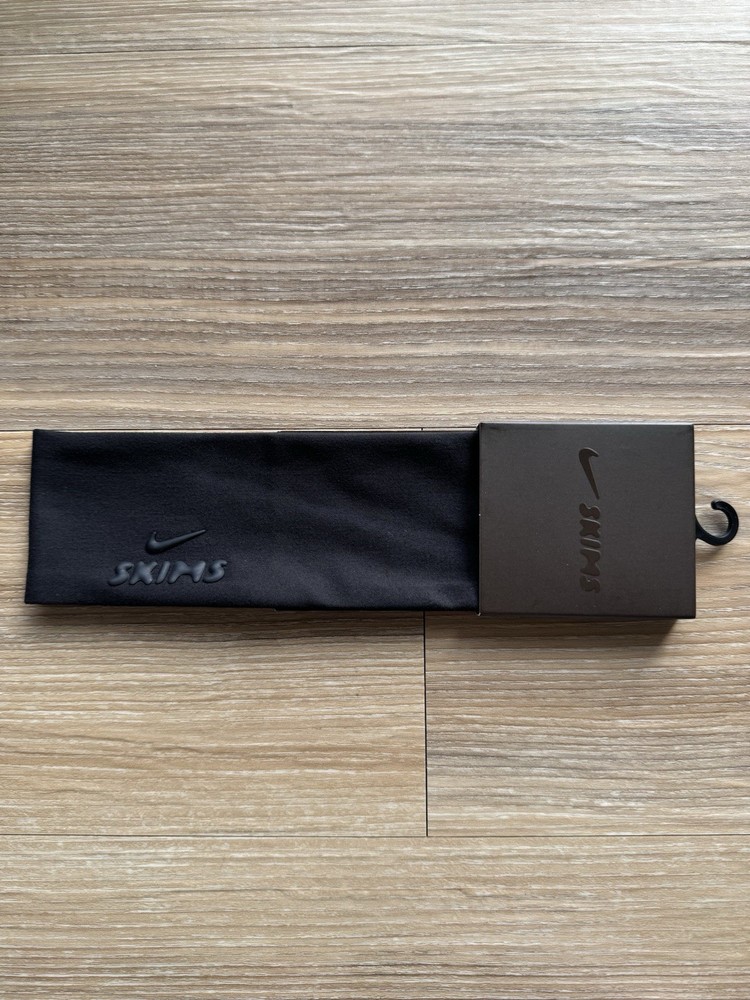 Nike x Skims Black Headband Kim Kardashian Brand New 100% Authentic