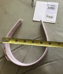 NEW – Salvatore Ferragamo Vara Ribbon Headband Pink with Gold-Tone Accent