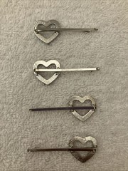 Hair Accessories, Fabric Bows, Plastic Flower Claw Clips, Faux Stone Heart Pins