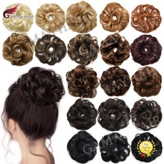 Large Messy Rose Bun Hair Piece Scrunchie Updo Wrap Hair Extension Real As Human