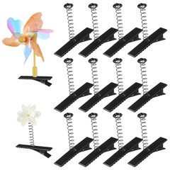 100pcs Alligator Clips with Spring, Metal Duckbill Hair Clips for DIY Ribbon …