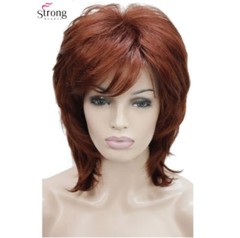 Short Shaggy Layered Copper Classic Cap Wigs Women’s Wigs Many Colors