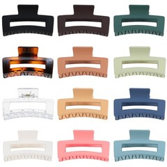 Sisiaipu 3.5 Inch Medium Hair Accessories – 12 1 Count (Pack of 12), Basic