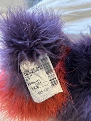 2 Purple And 1 Burgundy Fox Fur Boot Toppers NEW – In Box