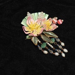 New Hanfu Hair Accessory Flower Hairpin Chinese Qipao Accessory