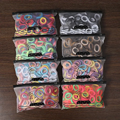 50/100Pcs Hair Bands for Children Colorful Nylon Scrunchie Hair Ties Rubber Band