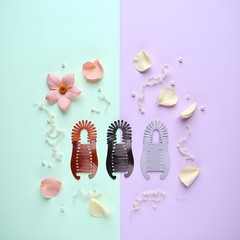 2Pcs Banana Hair Clips for Women, Non Slip 1 Count (Pack of 2), Black