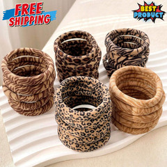 Men Women Hair Ties Soft Seamless Hair Bands Fr Thick Thin Hair Ponytail Holders