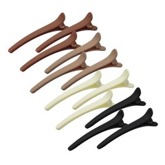 Matte Duckbill Styling Hair Clips – 3.07 Inch NoCrease Sectioning Barrettes f…