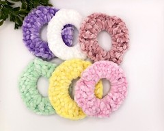 6-Pcs Velvet Elastic Hair Scrunchies Hair Bands Scrunchy Hair Band Hair Ties Lot