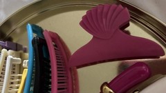 15 1980s TZERS Hair Cincher Banana Comb Clips Acrylic Shell coastal Grandmother
