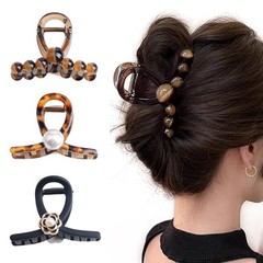 Sppry 1 Count (Pack of 3), Black & Brown – Medium 3 Inch (for Thin Hair)