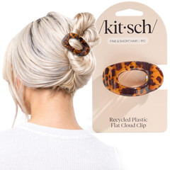 Kitsch Small Flat Claw Clips for Women – Stylish Flat Hair Clips, Strong Hold fo