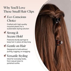 Kitsch Small Hair Clips for Women – Stays In Place Without Pulling or Snagging |