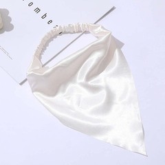 Black Hair Scarf Headband Elastic Hair Bandanas Scarf Headband Boho Triangle …