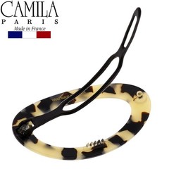 Camila Paris French Hair Barrette Clip for Women, Handmade, Metal-Free Closure