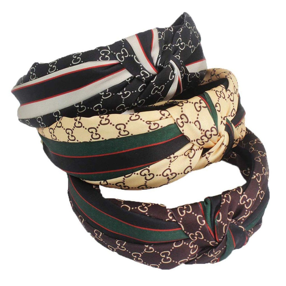 Hair bands Classic pattern 3 in 1 Soft and comfortable hair bands Styling Fix…