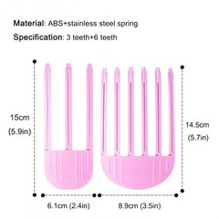 Hair Volume Clip Hair Root Lifter Clips Comb for Curly Hair Flat Hair – 2 Pcs