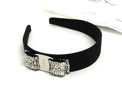 Ferragamo Valabon Headband Hair Band Black FT7235