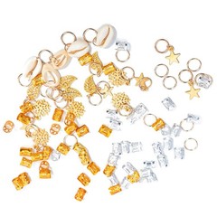 160x Hair Jewelry Braid Ring Cuff Decor Pendants Dreadlocks Beads Accessories f