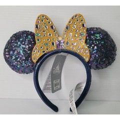 Disney Minnie Mouse 50th Anniversary Ears Headband Sequins New / Tags READ