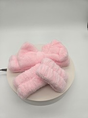Spa Face Wash Headband & Wristband Set Makeup Skincare Hair Band Accessories