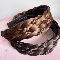 Denlydom Headband 5 1 Count (Pack of 1), Black Brown, 5 Strands, Style 2