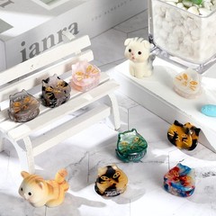 Crowye 8 Pcs Cute Cat Small Hair Clips Forehead 1 Count (Pack of 8), [MULTI]