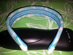 LILLY PULITZER 1.25″ Wide Headband – White Label Print “SPLASH” – New