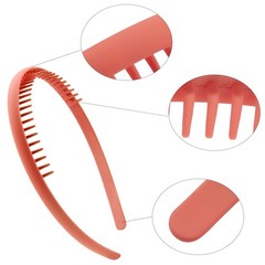 12 Pieces Hair Headbands with Teeth – Non-Slip Plastic Comb Headbands for Gir…