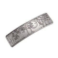 Dreamtimes Hair Clip Vintage Retro Forest Full Moon Large Hand Crafted Metal …