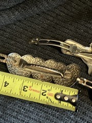 Vintage Barrette Lot of 3 – Western Cowboy Hat Boot, Filigree Hearts, Dreamcatch
